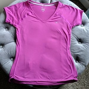 Nike running dri-fit tshirt, purple